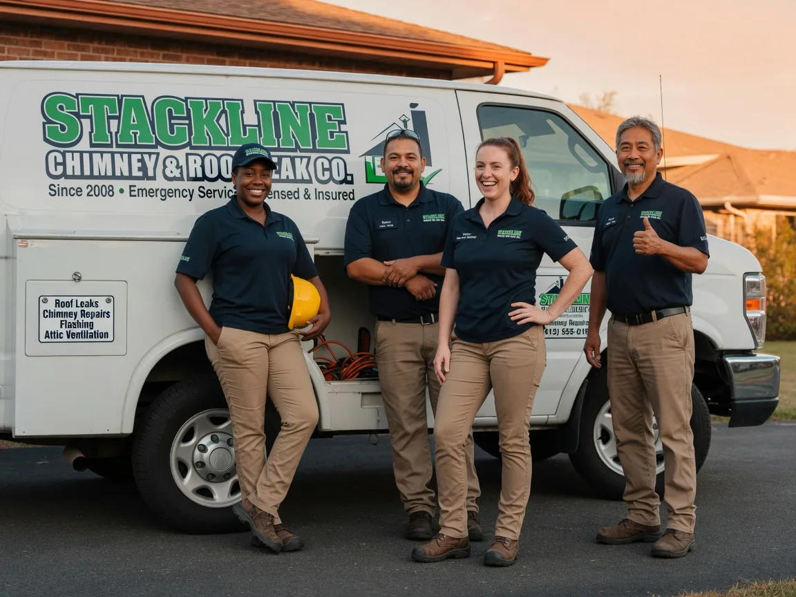 Chimney flashing repair company in Davidsville, PA